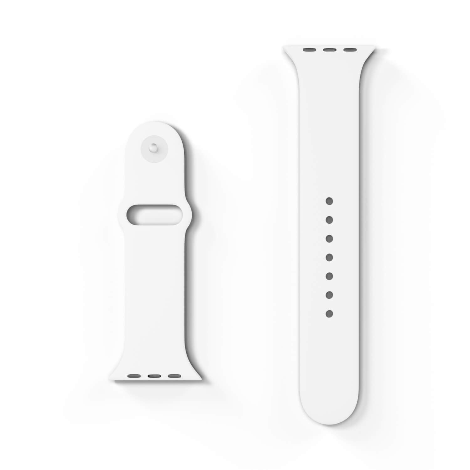Picasee Gürtel mit Gravur für Apple Watch 41 mm (7.series) - Weiß