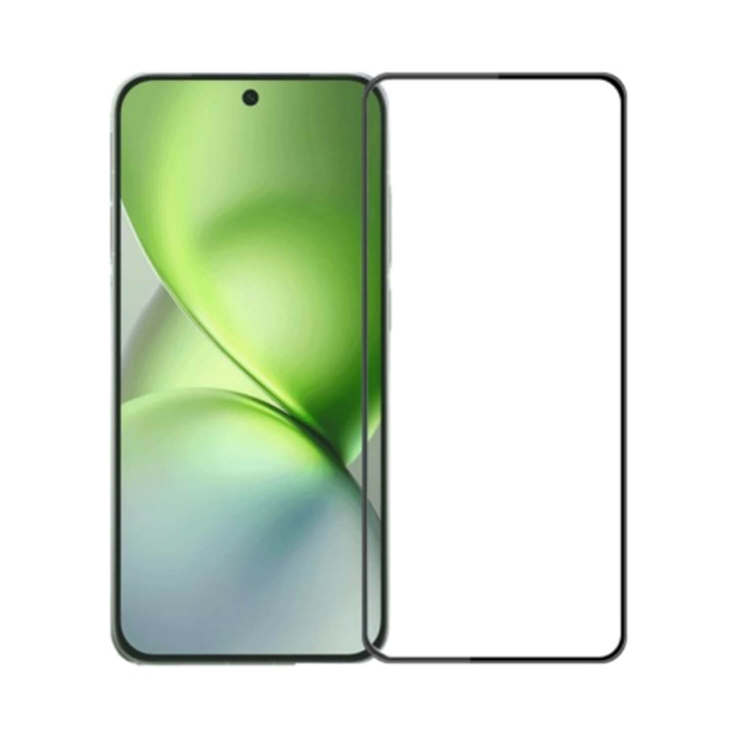 Picasee gehärtetes 3D Schutzglas mit Rahmen für Vivo X200 Pro - schwarz