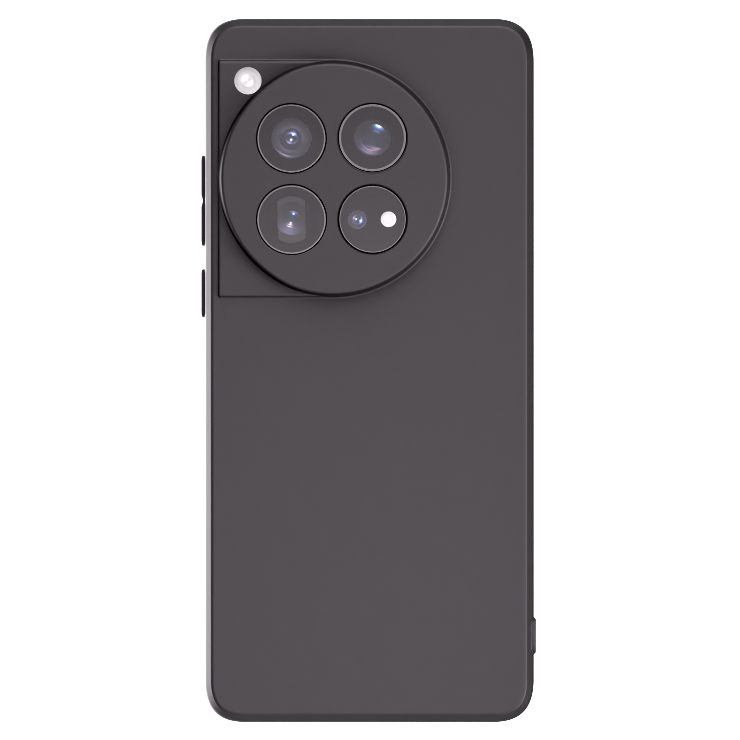 Picasee OnePlus 12 5G Hülle - Schwarzes Silikon - Individuelles Fotodesign
