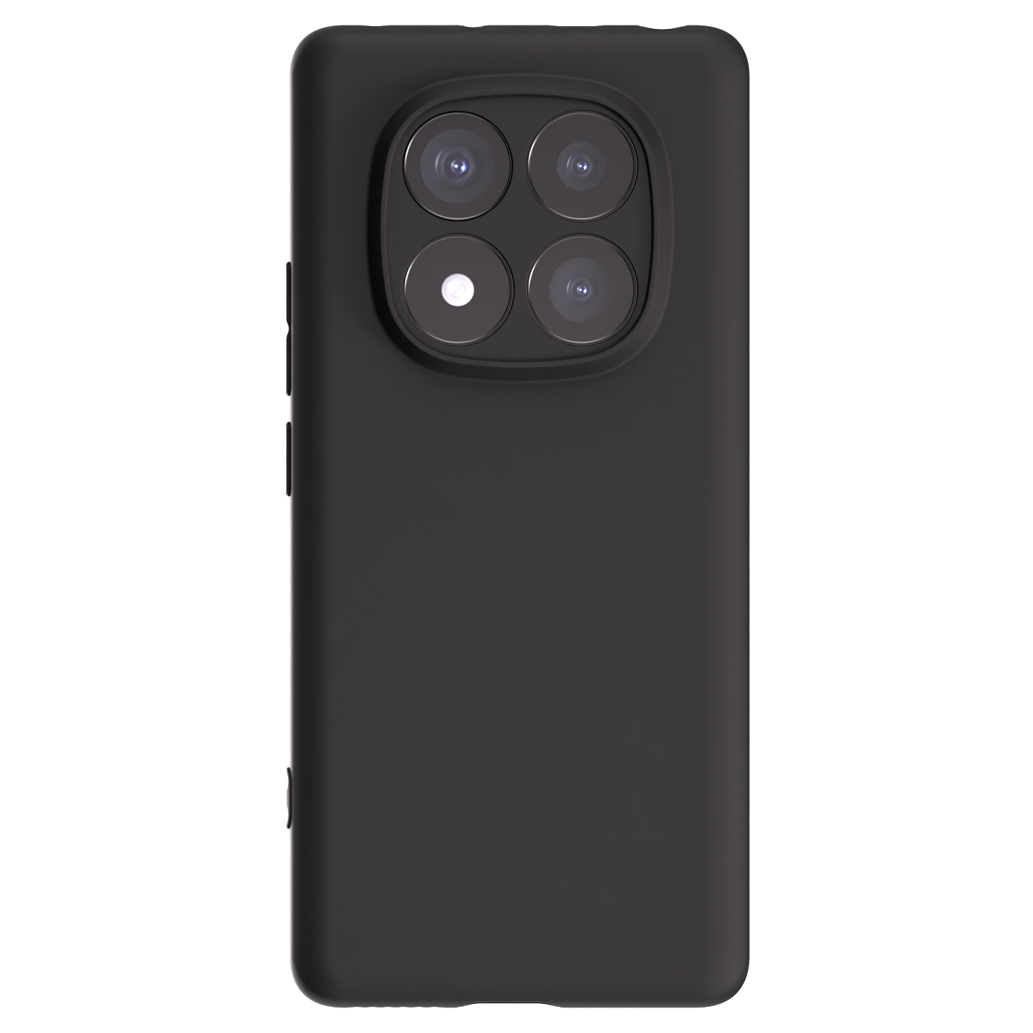 Picasee Xiaomi Redmi Note 14 Pro 5G Hülle - Schwarzes Silikon - Individuelles Fotodesign