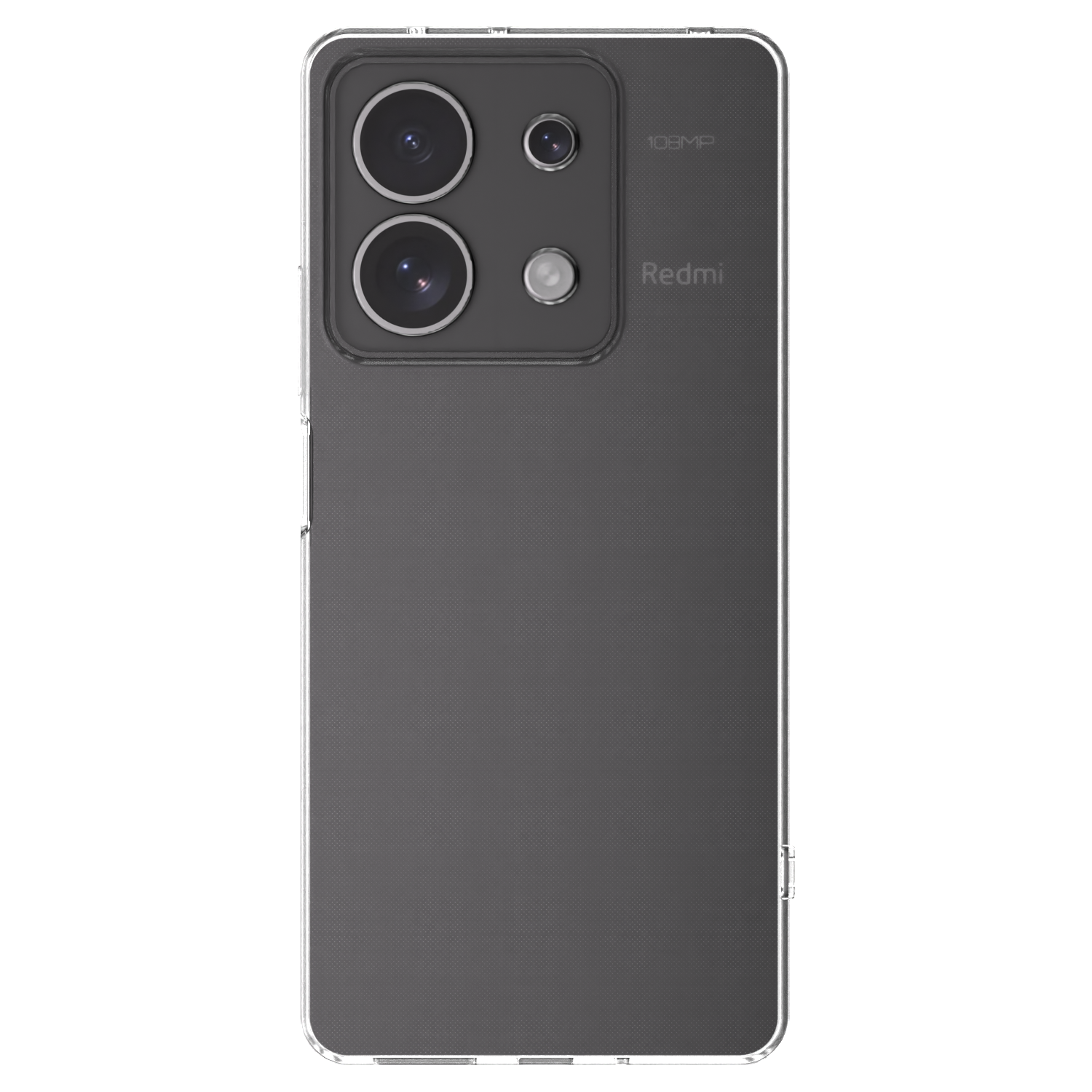 Picasee Xiaomi Redmi Note 13 4G Hülle - Transparentes Silikon - Individuelles Fotodesign