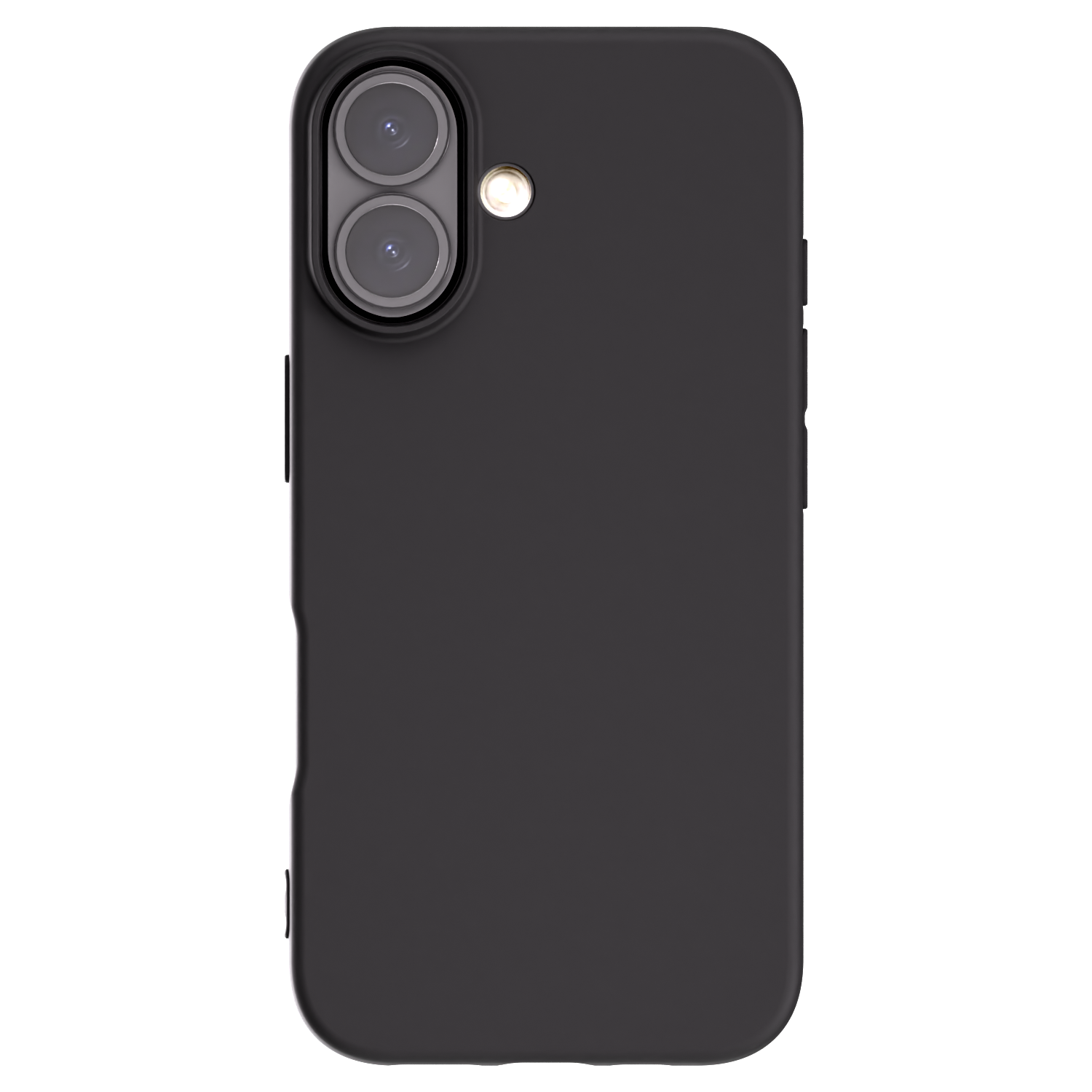 Picasee Apple iPhone 16 Hülle - Schwarzes Silikon - Individuelles Fotodesign