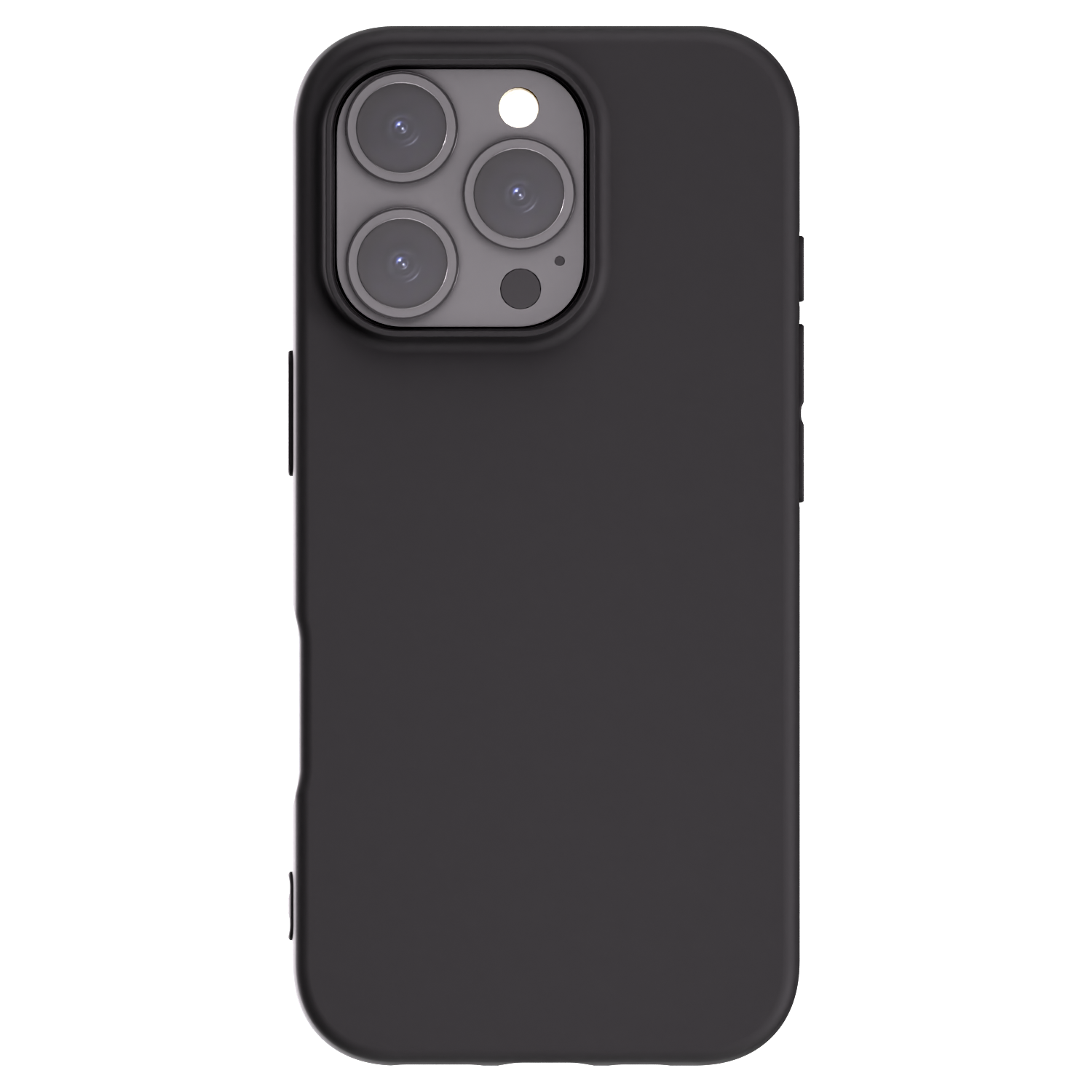 Picasee Apple iPhone 16 Pro Hülle - Schwarzes Silikon - Individuelles Fotodesign