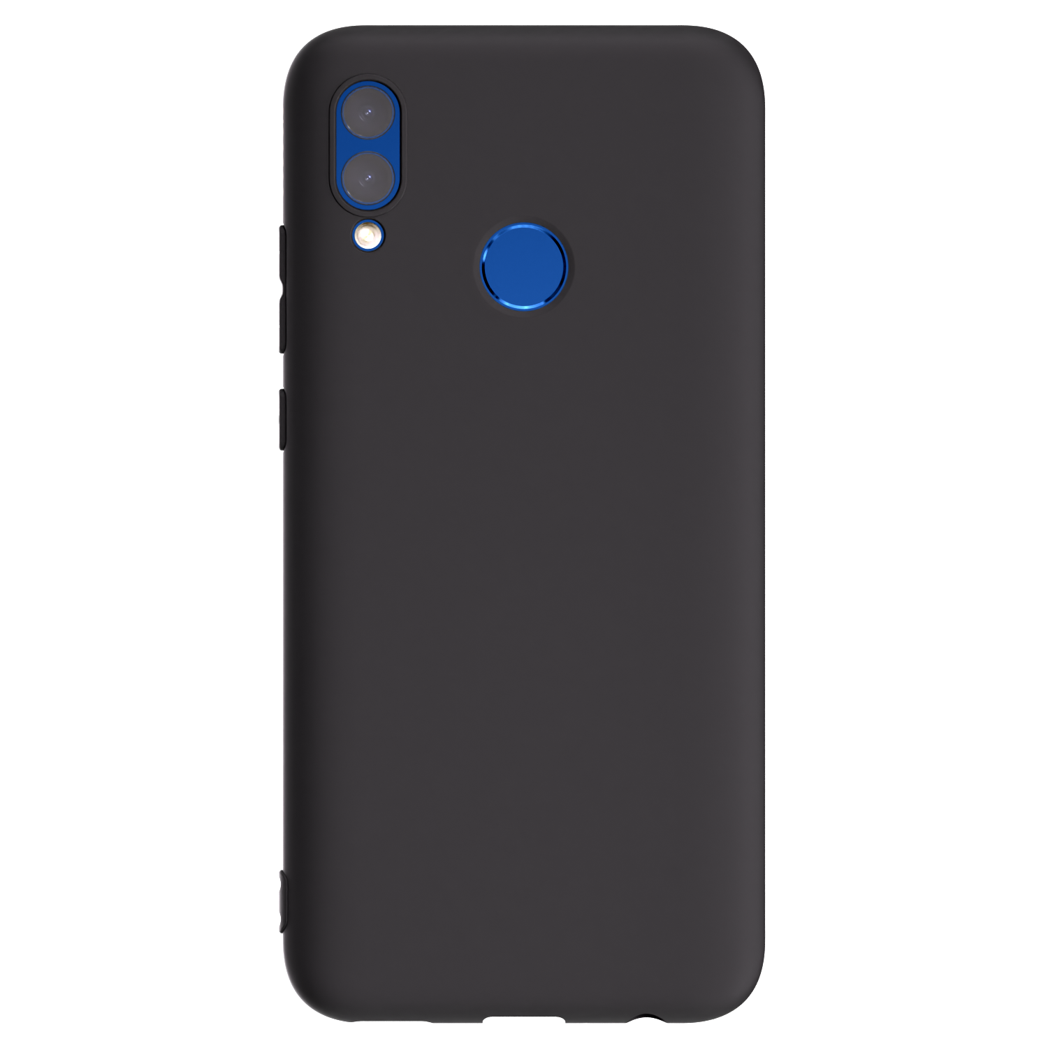 Picasee Honor 10 Lite Hülle - Schwarzes Silikon - Individuelles Fotodesign