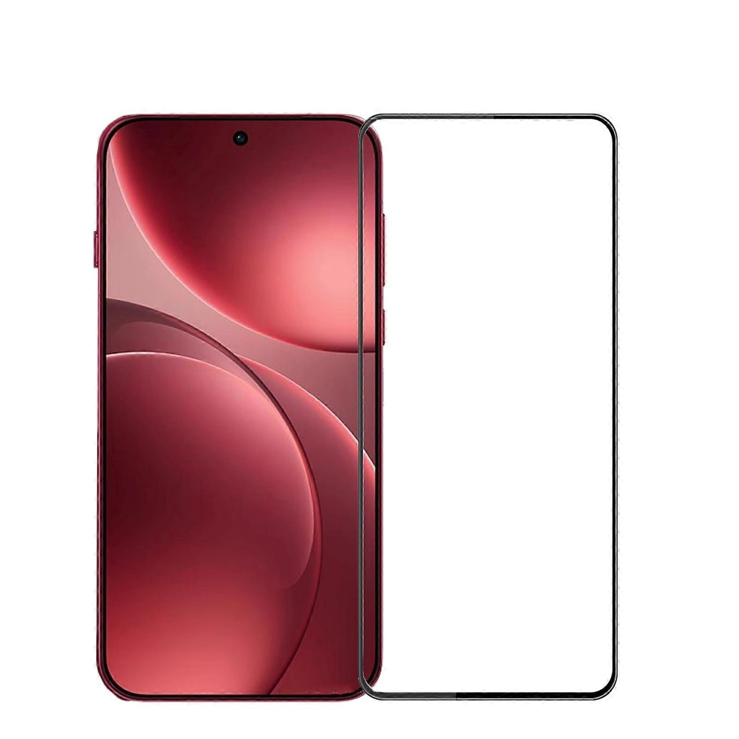 3x Picasee gehärtetes 3D Schutzglas mit Rahmen für OPPO Find X9 - schwarz - 2+1 gratis