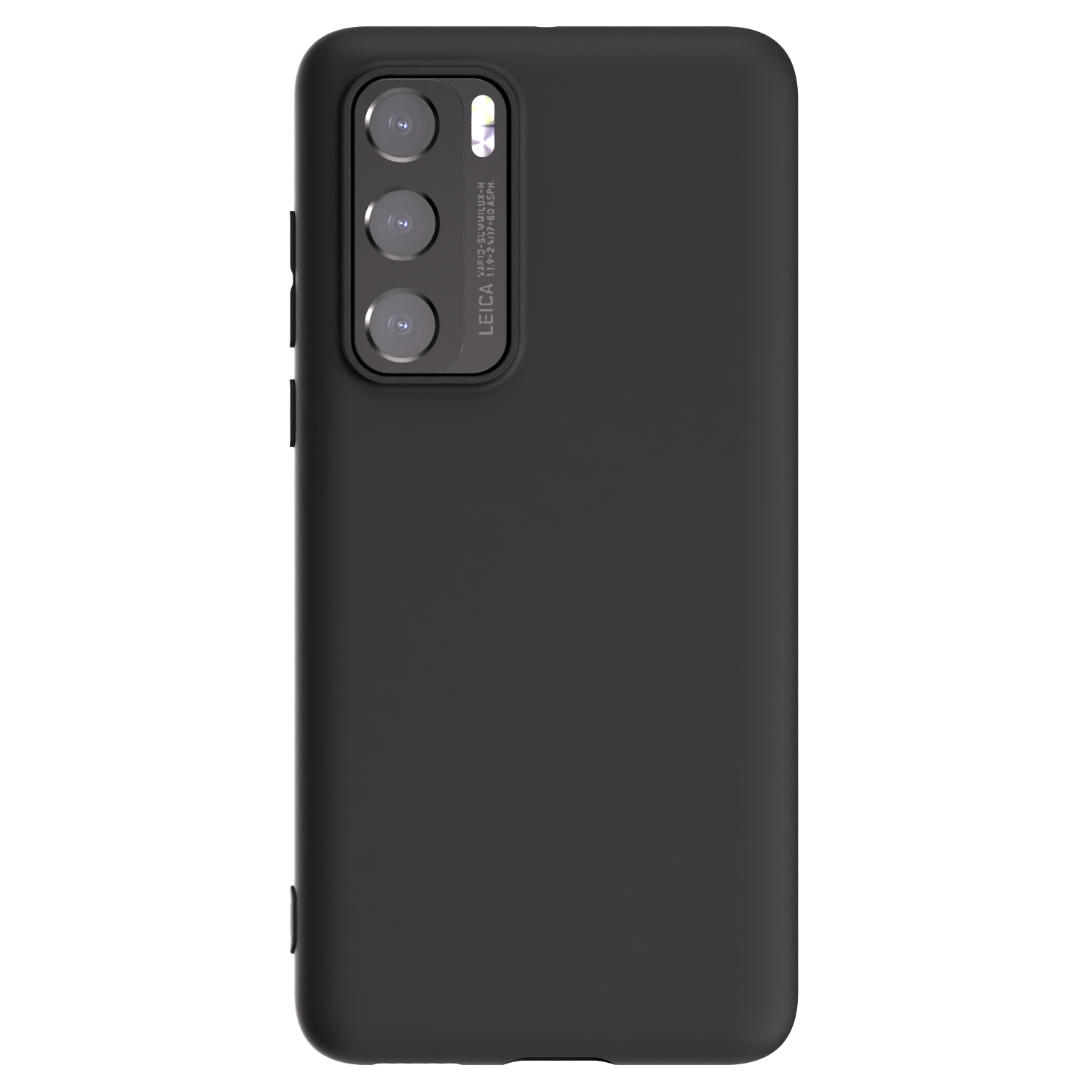 Picasee Huawei P40 Hülle - Schwarzes Silikon - Individuelles Fotodesign