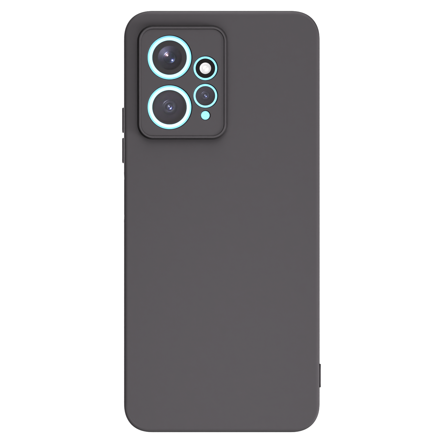 Picasee Xiaomi Redmi Note 12 4G Hülle - Schwarzes Silikon - Individuelles Fotodesign