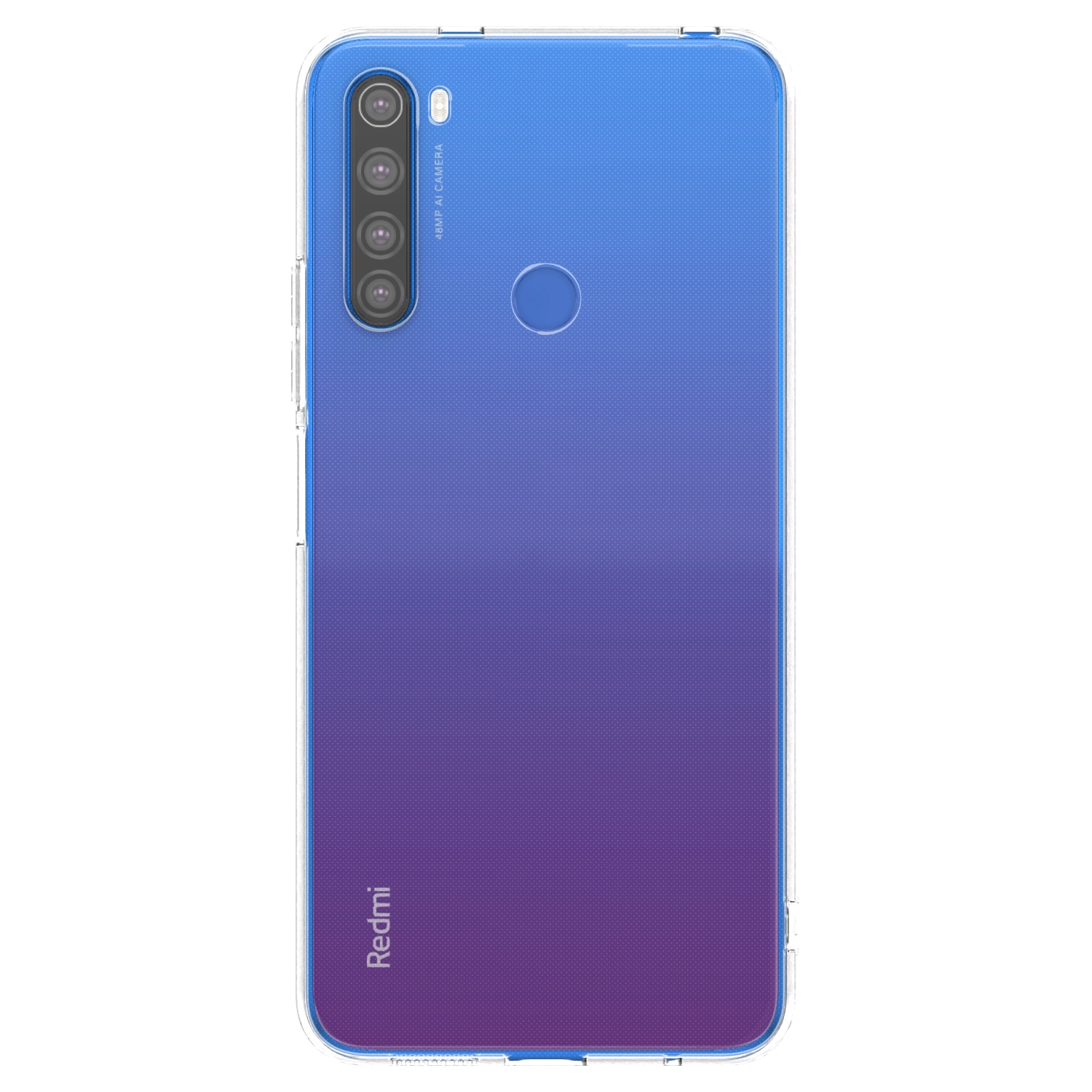 Picasee Xiaomi Redmi Note 8T Hülle - Transparentes Silikon - Individuelles Fotodesign