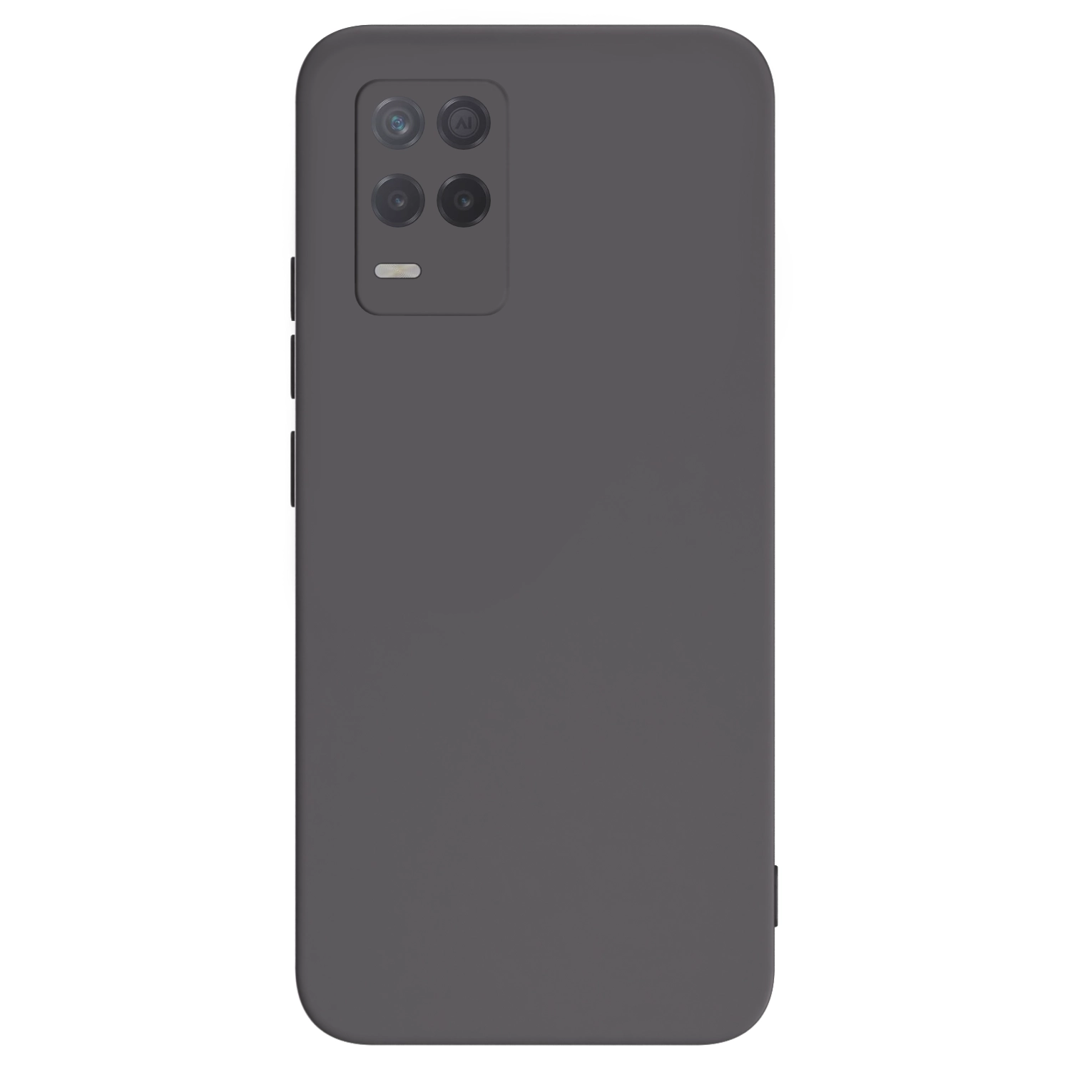 Picasee Realme 8 5G Hülle - Schwarzes Silikon - Individuelles Fotodesign
