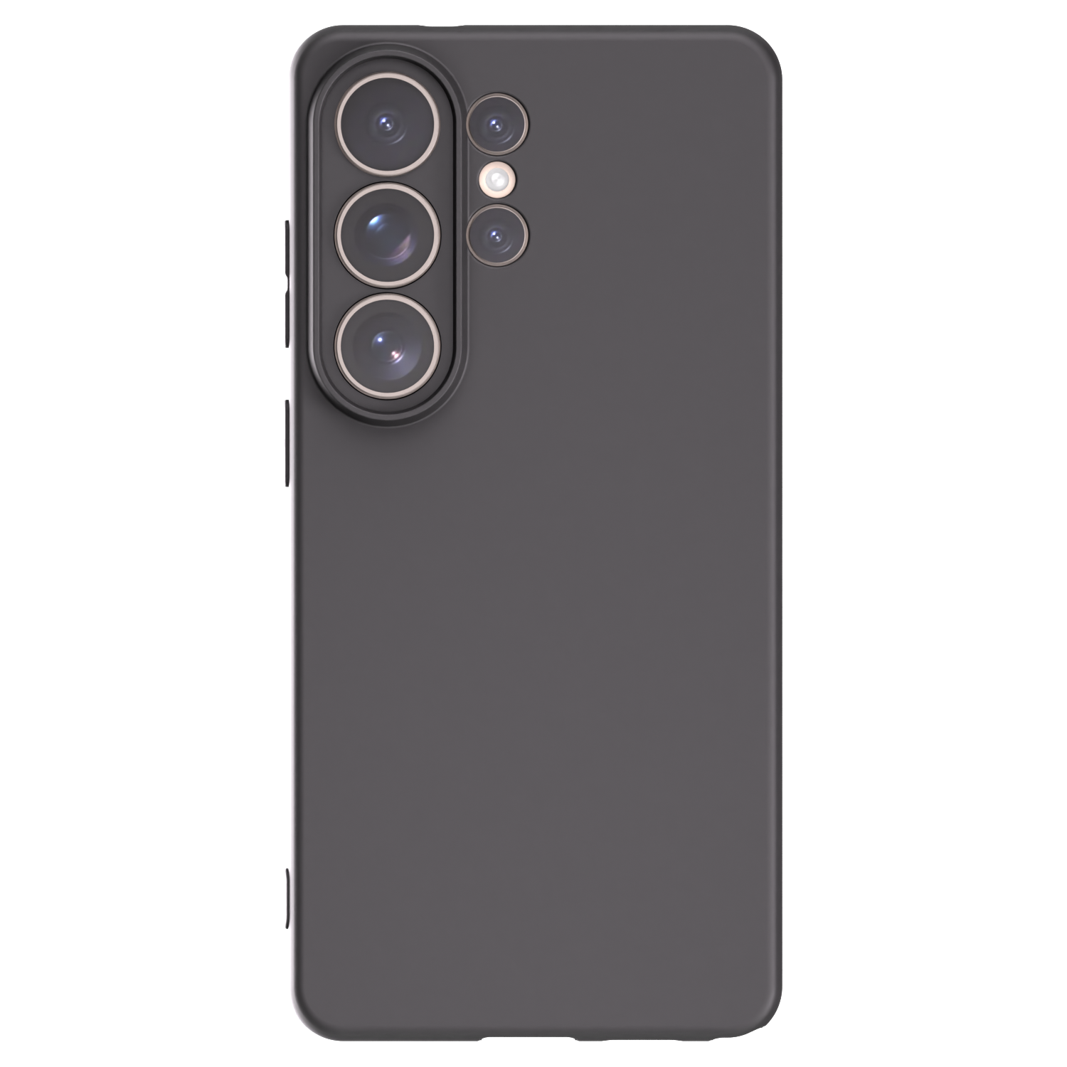 Picasee Samsung Galaxy S26 Ultra Hülle - Schwarzes Silikon - Individuelles Fotodesign