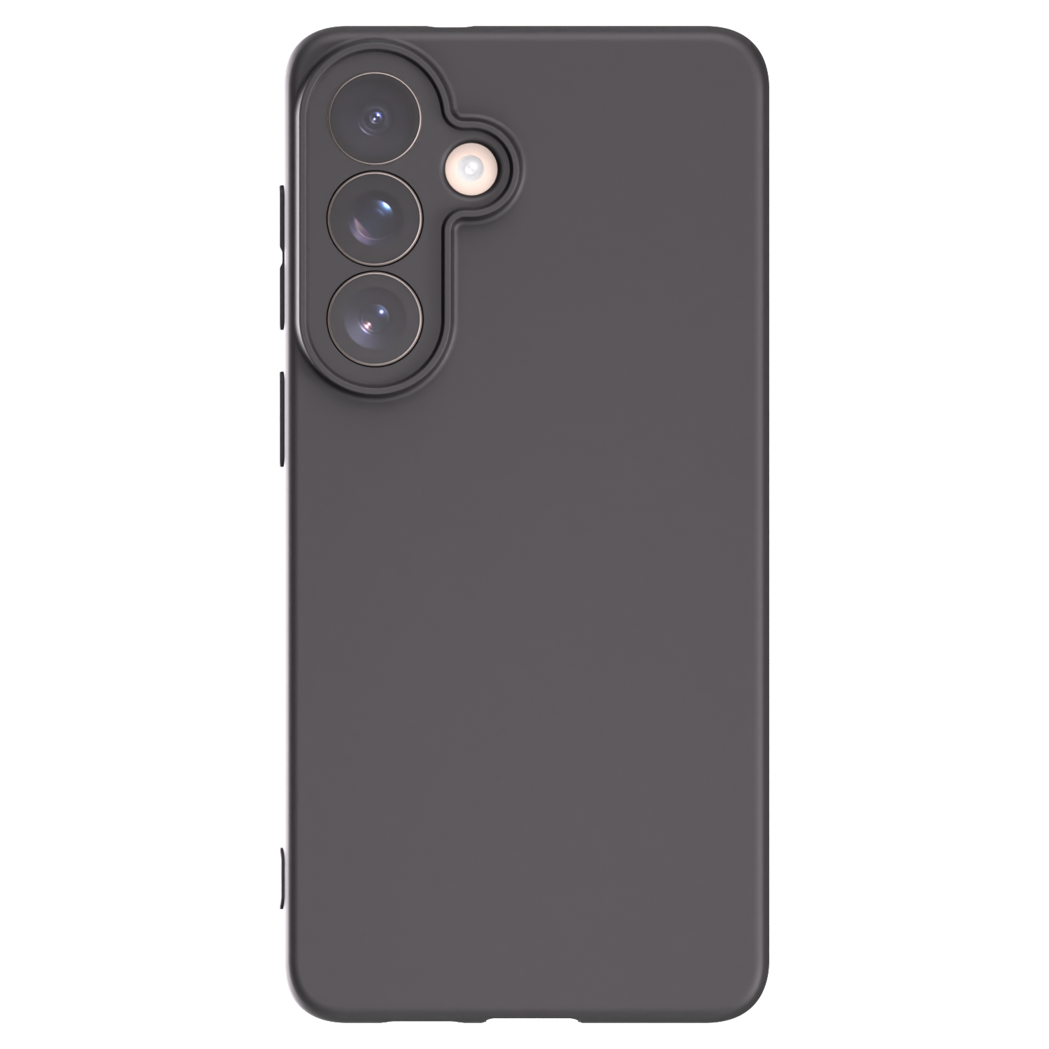 Picasee Samsung Galaxy S26+ Hülle - Schwarzes Silikon - Individuelles Fotodesign