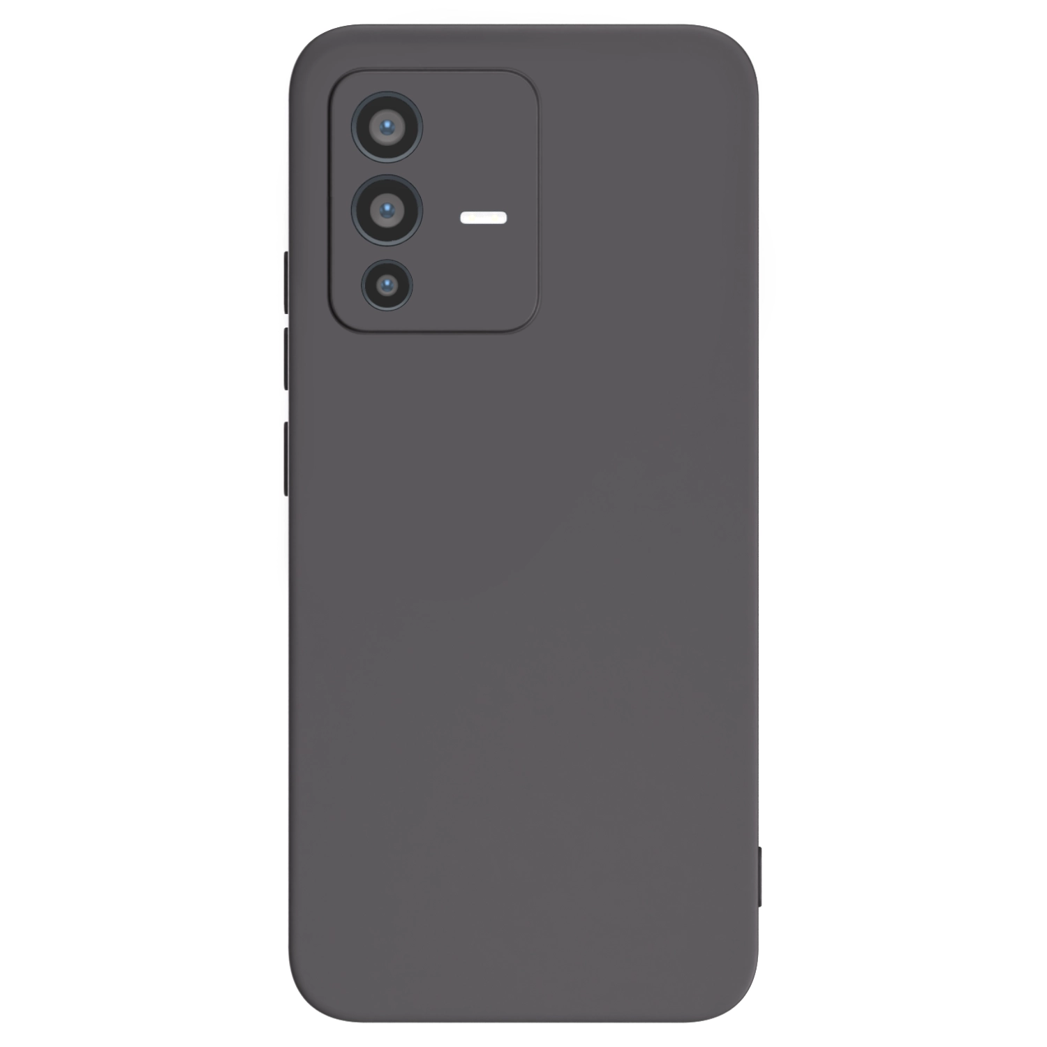 Picasee Vivo V23 5G Hülle - Schwarzes Silikon - Individuelles Fotodesign