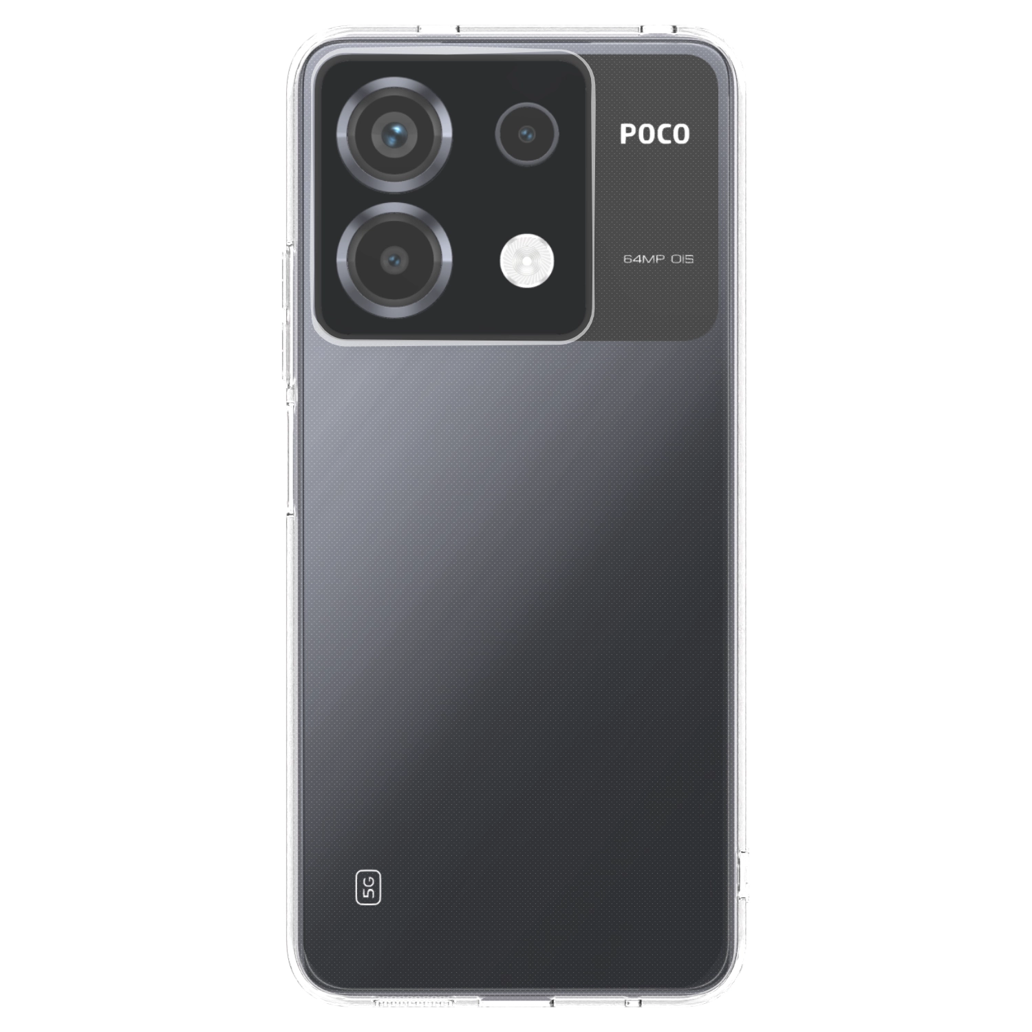 Picasee Xiaomi Poco X6 Hülle - Transparentes Silikon - Individuelles Fotodesign