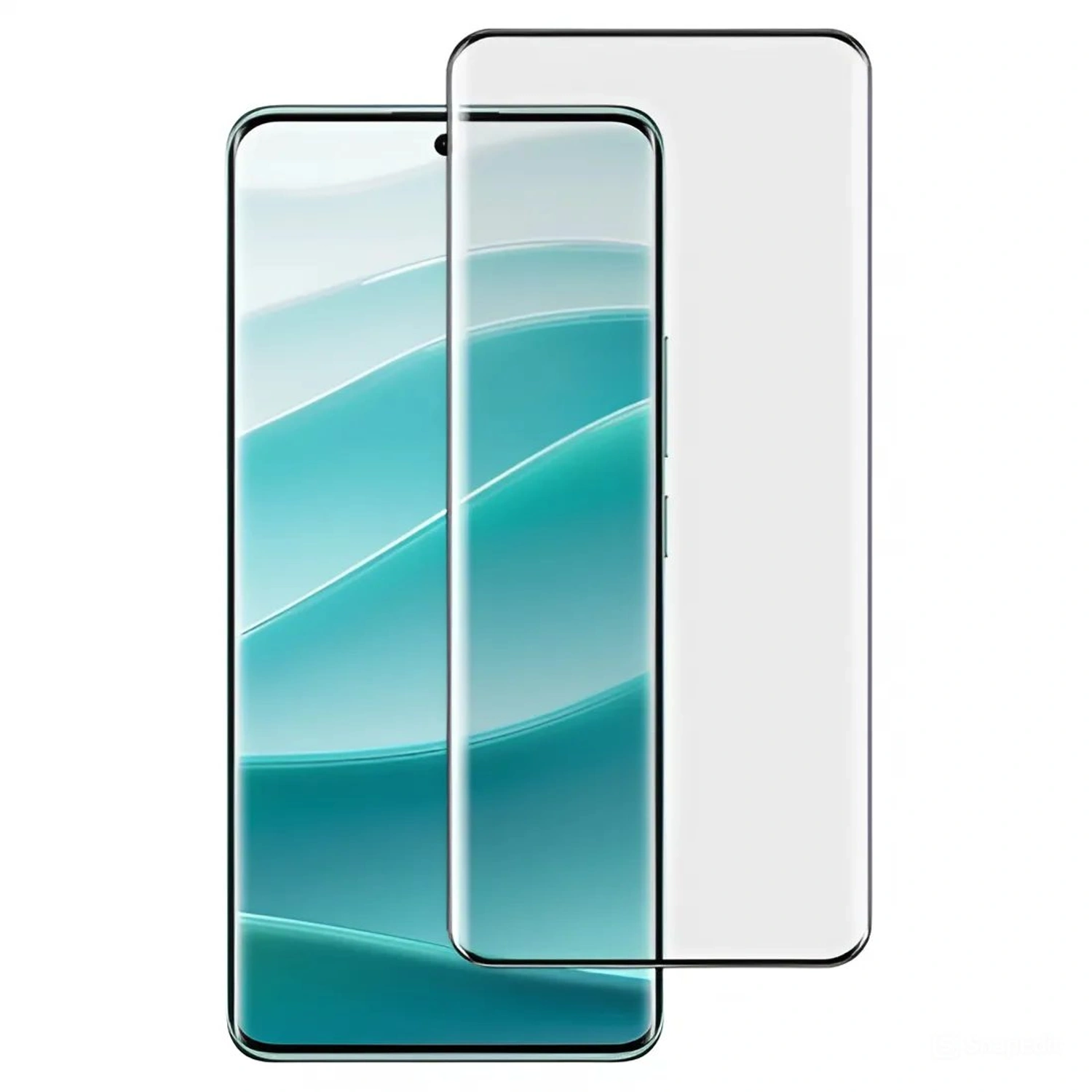 3x Picasee gehärtetes 3D Schutzglas mit Rahmen für Xiaomi Poco X8 Pro Max - schwarz - 2+1 gratis