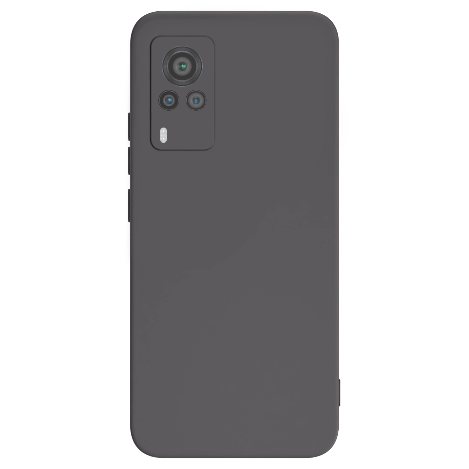 Picasee Vivo X60 Pro 5G Hülle - Schwarzes Silikon - Individuelles Fotodesign