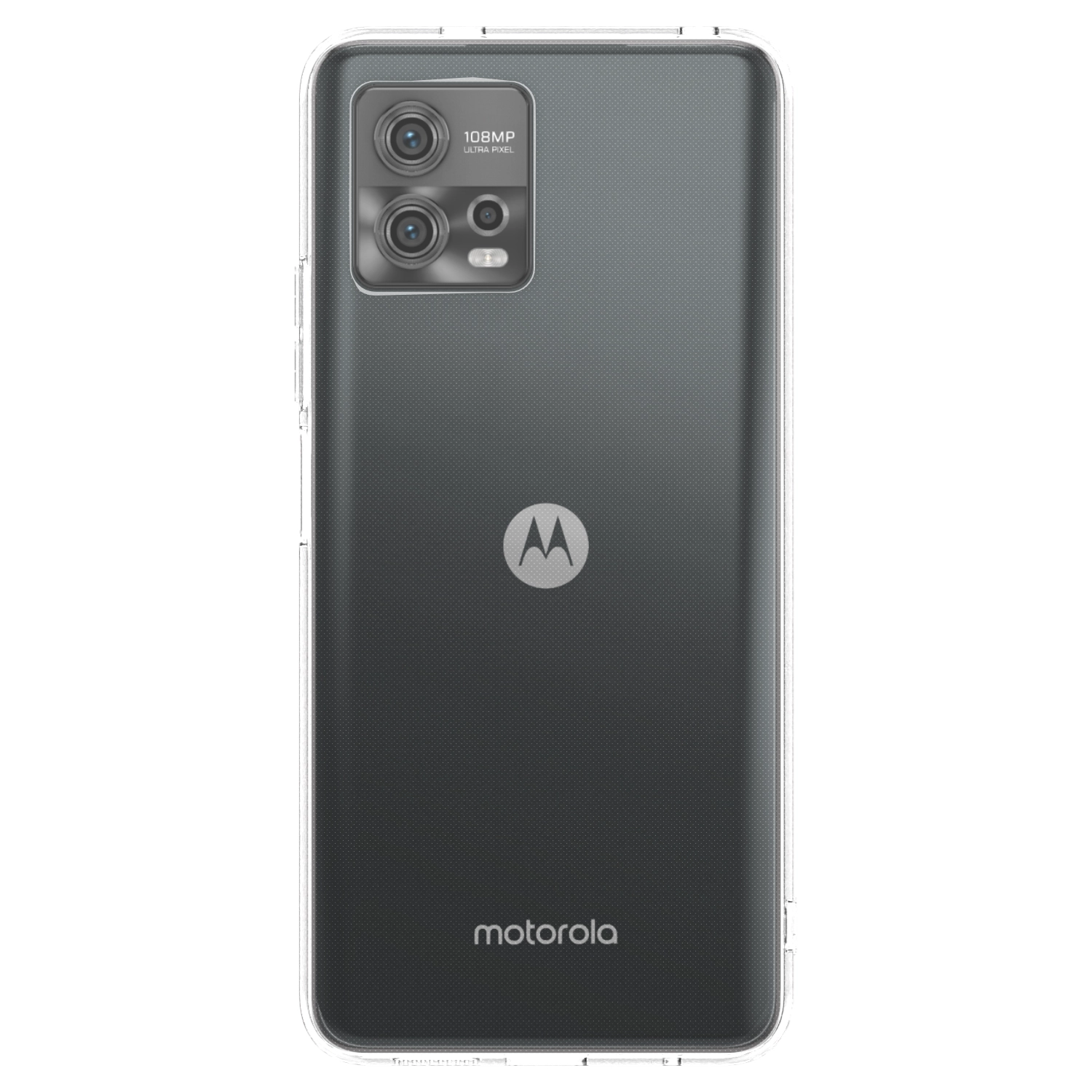 Picasee Motorola Moto G72 Hülle - Transparentes Silikon - Individuelles Fotodesign