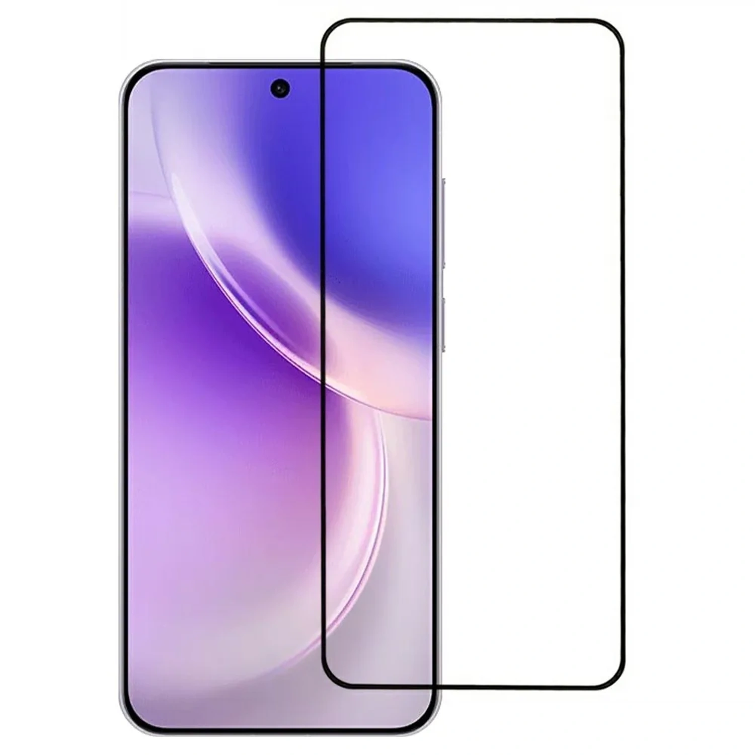 Picasee gehärtetes 3D Schutzglas mit Rahmen für Vivo X300 Pro - schwarz