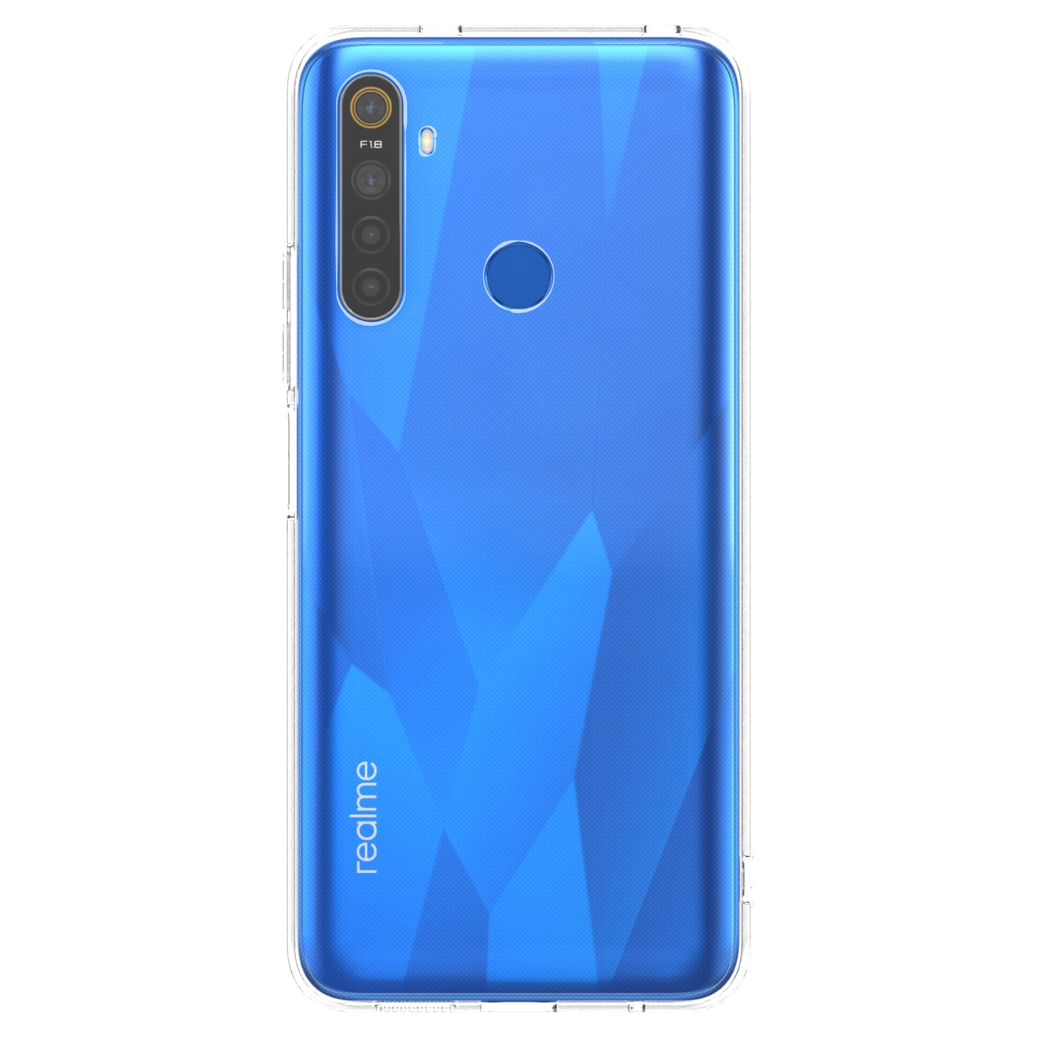 Picasee Realme 5 Hülle - Transparentes Silikon - Individuelles Fotodesign