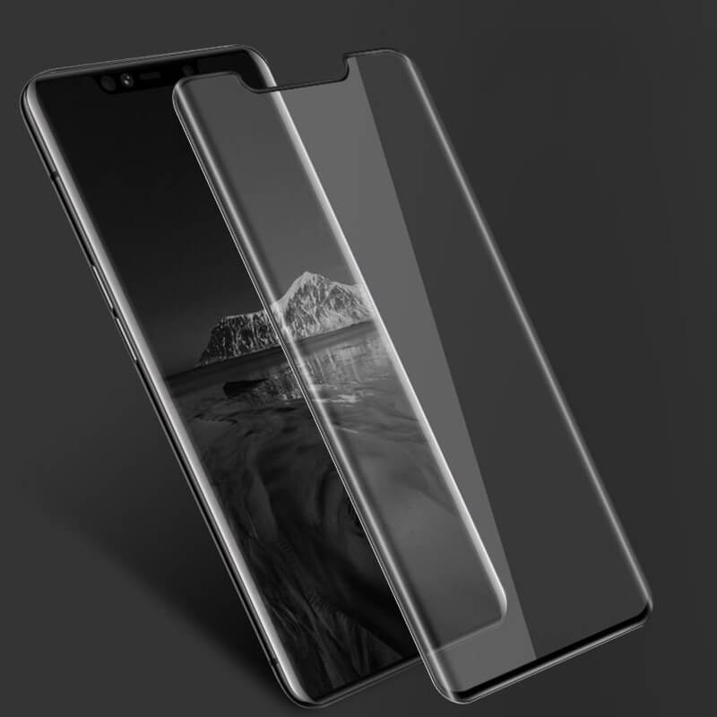 Picasee 3D gehärtetes Schutzglas für Huawei Mate 20 Pro - schwarz