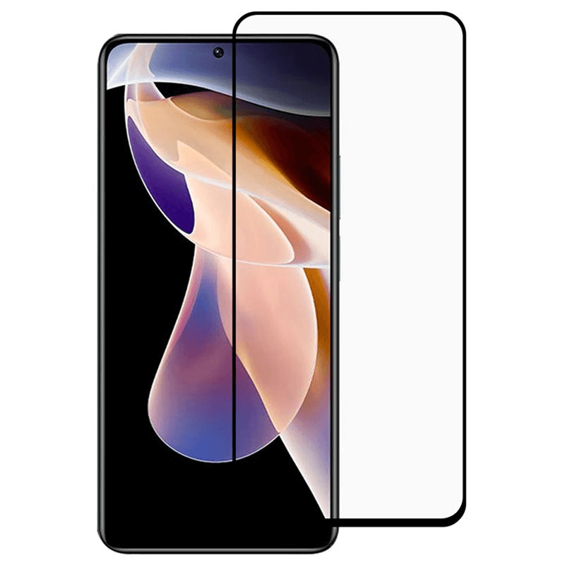 3x Gehärtetes 3D Schutzglas Mit Rahmen Für Xiaomi Redmi Note 11 Pro - Schwarz - 2+1 Gratis