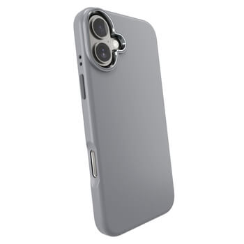 Hülle für Apple iPhone 16 - Personalisierte Gravur - Grau