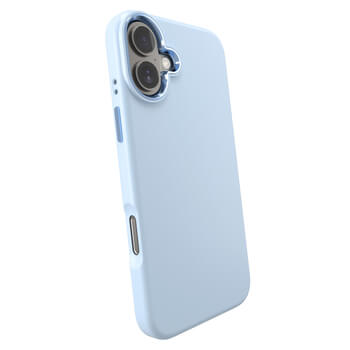 Hülle für Apple iPhone 16 Plus - Personalisierte Gravur - Blau
