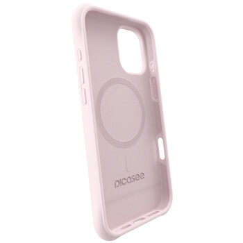 Picasee Apple iPhone 15 Pro Max Shock-proof case s MagSafe - Personalisierte Gravur - Rosa