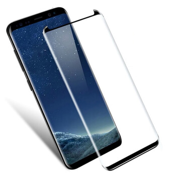 Gehärtetes 3D Schutzglas für Samsung Galaxy S9 G960F - schwarz