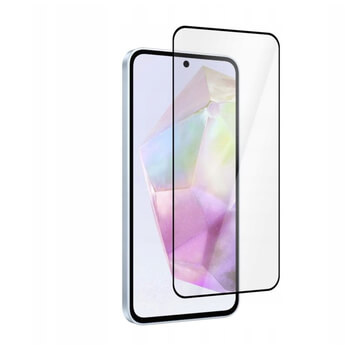 Gehärtetes 3D Schutzglas mit Rahmen für Samsung Galaxy A36 5G - schwarz