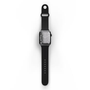 Picasee Gürtel mit Gravur für Apple Watch 44 mm (4.series) - Schwarz
