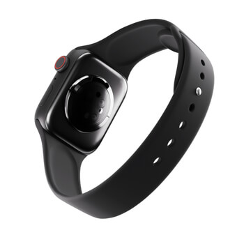Picasee Gürtel mit Gravur für Apple Watch 45 mm (9.series) - Schwarz