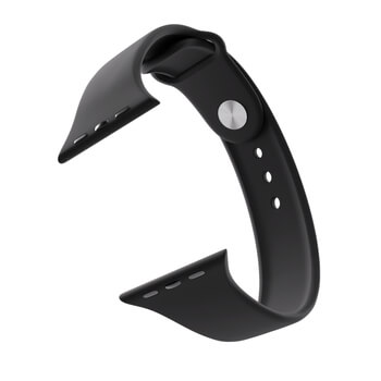 Picasee Gürtel mit Gravur für Apple Watch 44 mm (5.series) - Schwarz