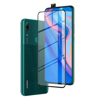 Gehärtetes 3D Schutzglas mit Rahmen für Huawei P Smart Z - schwarz