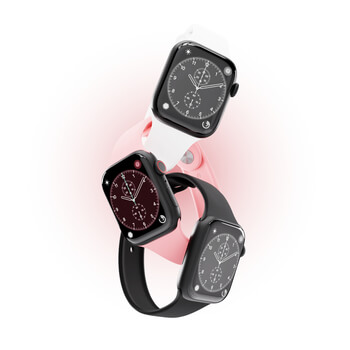 Picasee Gürtel mit Gravur für Apple Watch 45 mm (9.series) - Rosa
