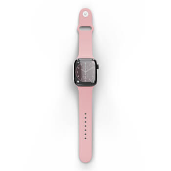 Picasee Gürtel mit Gravur für Apple Watch 40 mm (5.series) - Rosa