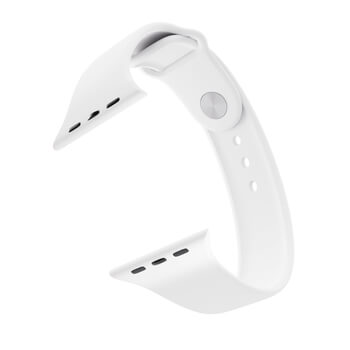 Picasee Gürtel mit Gravur für Apple Watch 41 mm (8.series) - Weiß
