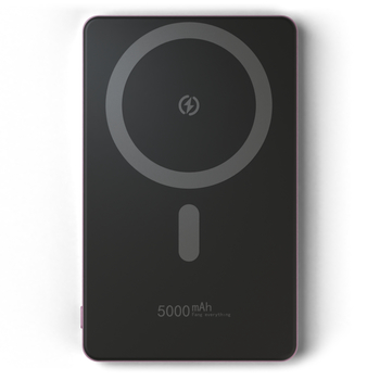 Picasee Powerbank mit MagSafe 5 000 mAh - Rosa
