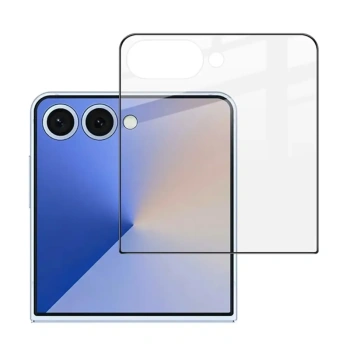 3x gehärtetes 3D Schutzglas mit Rahmen für Samsung Galaxy Z Flip7 FE 5G - schwarz