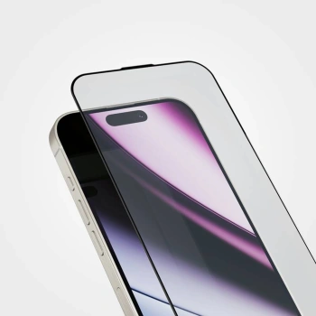 Picasee gehärtetes 3D Schutzglas mit Rahmen für Apple iPhone 17 Pro - schwarz