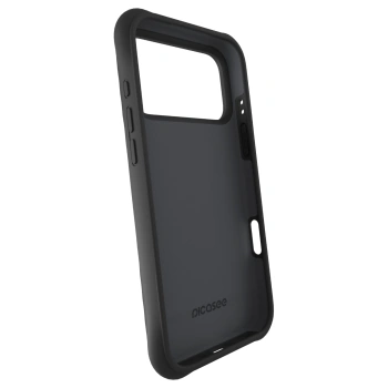Picasee Apple iPhone 17 Pro Max Shock-proof case s MagSafe - Personalisierte Gravur - Schwarz