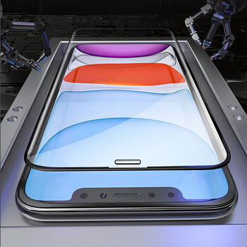 Picasee gehärtetes 3D Schutzglas mit Rahmen für Apple iPhone 11 Pro - schwarz