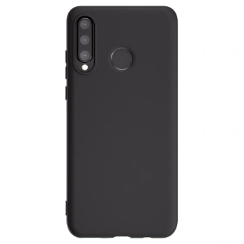 Picasee Huawei P30 Lite Hülle - Schwarzes Silikon - Individuelles Fotodesign