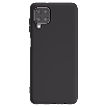 Picasee Samsung Galaxy A12 A125F Hülle - Schwarzes Silikon - Individuelles Fotodesign