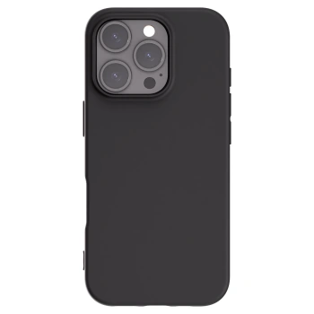 Picasee Apple iPhone 16 Pro Hülle - Schwarzes Silikon - Individuelles Fotodesign