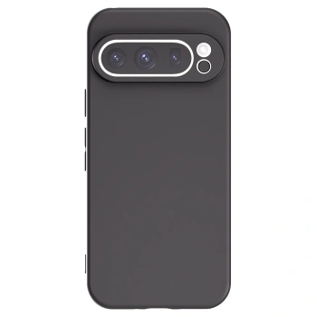 Picasee Google Pixel 9 Pro XL Hülle - Schwarzes Silikon - Individuelles Fotodesign
