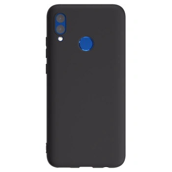 Picasee Honor 10 Lite Hülle - Schwarzes Silikon - Individuelles Fotodesign