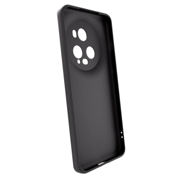 Picasee Honor Magic5 Pro Hülle - Schwarzes Silikon - Midnight Leopard