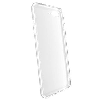 Picasee Apple iPhone 7 Plus Hülle - Transparentes Silikon - Grey Drift