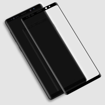 3x gehärtetes 3D Schutzglas für Samsung Galaxy Note 9 N960F - schwarz