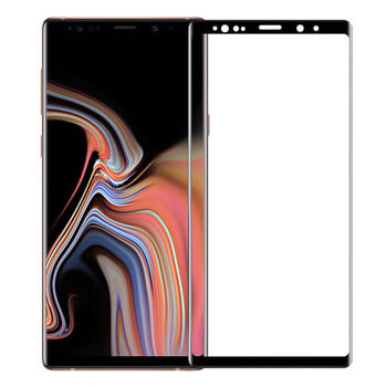 Picasee 3D gehärtetes Schutzglas für Samsung Galaxy Note 9 N960F - schwarz